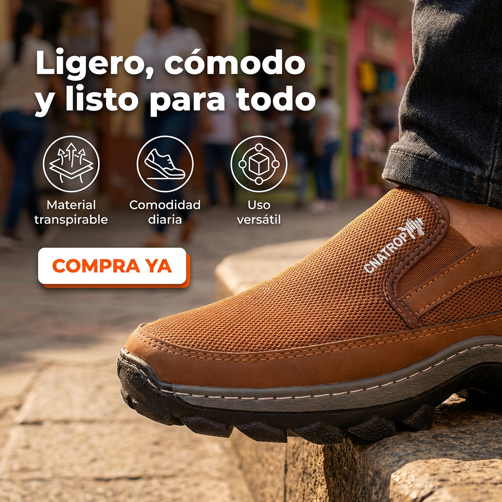Calzado Mocasín Confort Titanium Slip-on