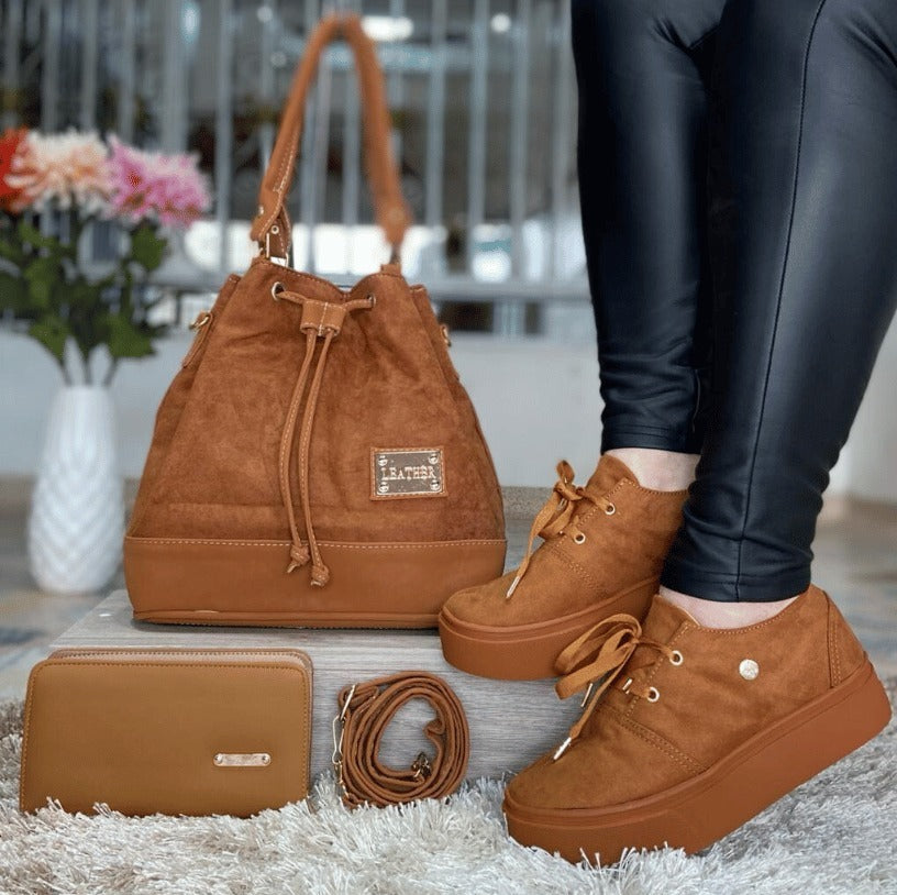 TRIO LINCE BOLSO+CALZADO+BILLETERA