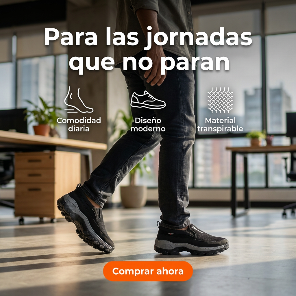 Calzado Mocasín Confort Titanium Slip-on